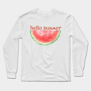 Hello Summer Long Sleeve T-Shirt